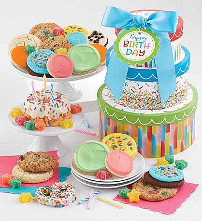 Happy Birthday Party Gift Tower